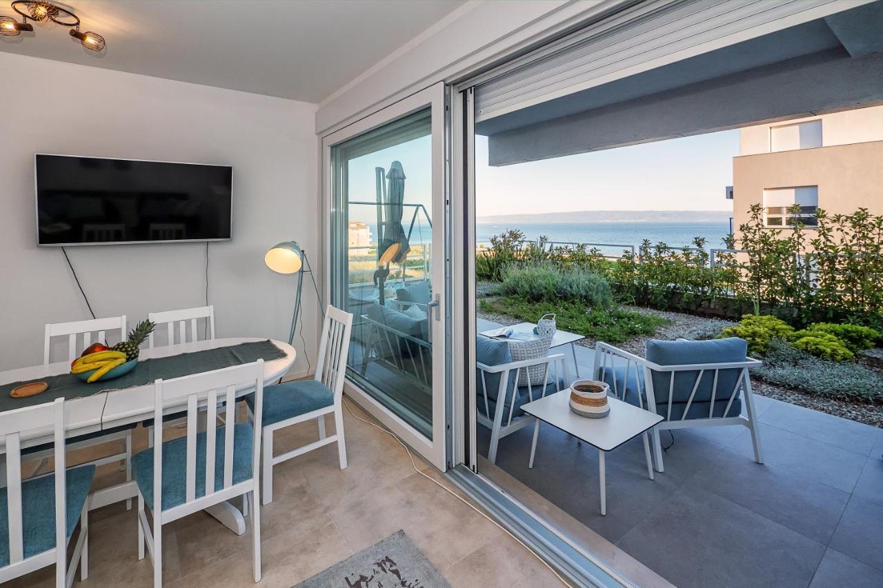 Sea View With Garden Apartment Joshua Split Kültér fotó